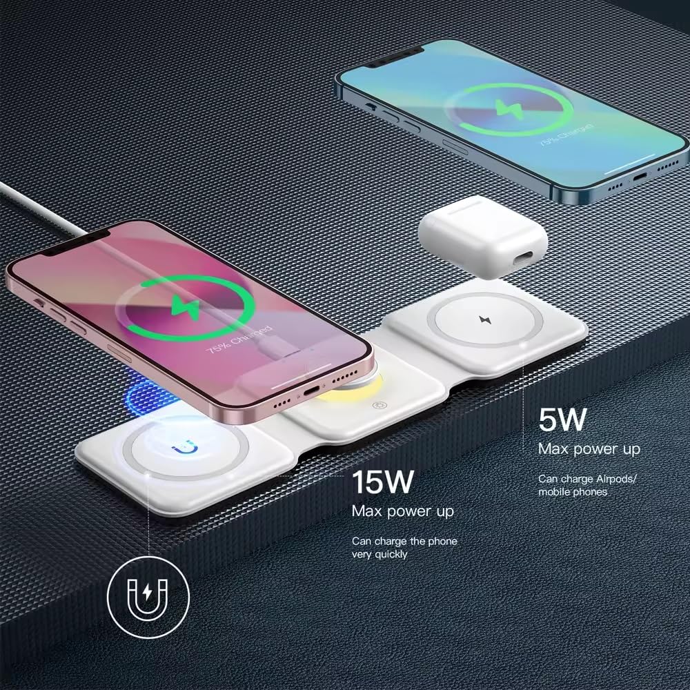 3 in 1 Wireless Magnetic charger