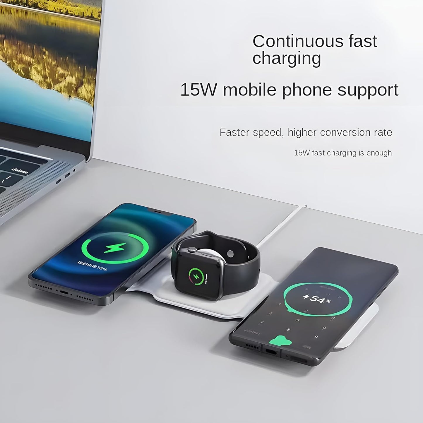 3 in 1 Wireless Magnetic charger