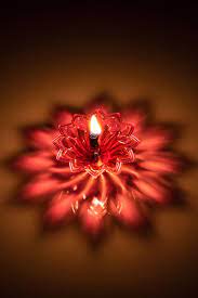 Reflective Shadow Diya Set for Diwali ( Pack of 6 )