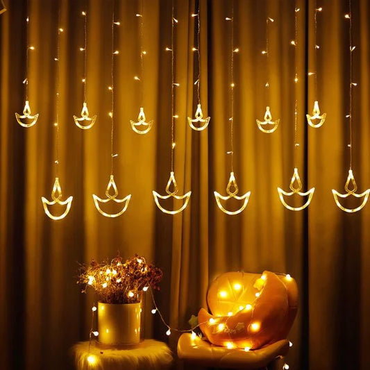 Diya Curtain Light